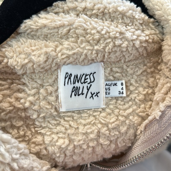 Princess Polly Teddy Quarter Zip - Picture 4 of 4